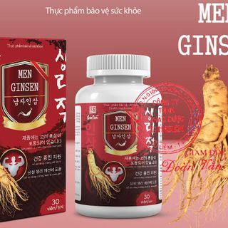 Viên Uống Tăng Cường Sinh Lý Men Ginsen – Bổ Thận Tráng Dương, Hỗ Trợ Kéo Dài Quan Hệ, Hồng Sâm Hàn Quốc