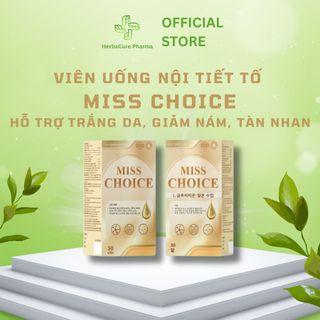 Viên Uống Glutathion Miss Choice - Hỗ Trợ Trắng Da, Giảm Nám, Tàn Nhan