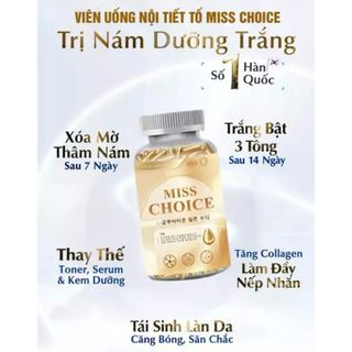 Viên Uống Glutathion Miss Choice - Hỗ Trợ Trắng Da, Giảm Nám, Tàn Nhan