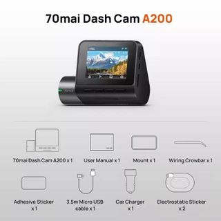 Camera hành trình trước sau 70mai Dash Cam A200 Quốc tế chính hãng