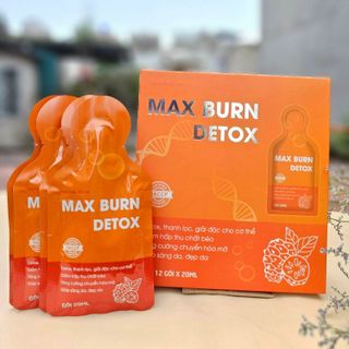 Giảm Cân Maxburn Detox - Detox Thải Độc, Giảm Hấp Thu Chất Béo, Đẹp Da, Đẹp Dáng, An Toàn Tự Nhiên