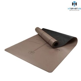 Thảm Yoga PU Cao Su 5mm Định Tuyến Chống Trơn Trượt, Bám Hút Tốt Tập Tại Nhà