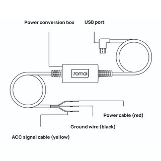 Bộ Kit nguồn 70mai UP02, UP03 và UP04 xem online đấu điện 24/24 cho camera hành trình - Hàng chính hãng