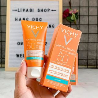 Kem chống nắng Vichyy Ideal Soleil cho da dầu, da hỗn hợp - 50ml
