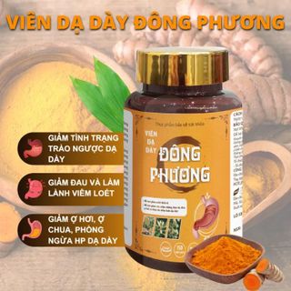 Viên Uống Dạ Dày Đông Phương - Hỗ Trợ Giảm Trào Ngược Dạ Dày, Viêm Loét Dạ Dày, Bảo Vệ Niêm Mạc Dạ Dày