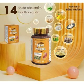 Viên Uống Dạ Dày Đông Phương - Hỗ Trợ Giảm Trào Ngược Dạ Dày, Viêm Loét Dạ Dày, Bảo Vệ Niêm Mạc Dạ Dày