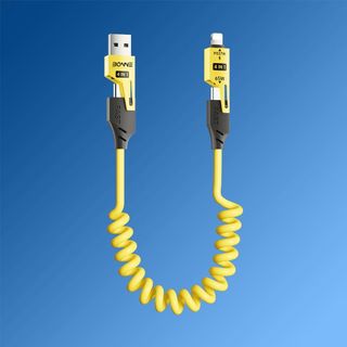 Dây Sạc Lò Xo 4 Đầu -65W-1,5M