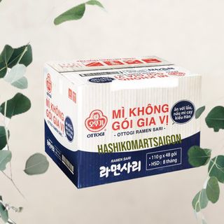 MÌ KHÔNG GIA VỊ OTTOGI THÙNG 48 GÓI