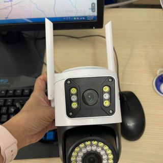 Camera WIFI YOOSEE 2 MẮT Trong Nhà/Ngoài Trời Q42/QPT36, Đàm Thoại 2 Chiều, FHD, Ban Đêm Có Màu, Xoay 360 Độ