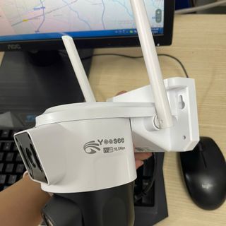 Camera WIFI YOOSEE 2 MẮT Trong Nhà/Ngoài Trời Q42/QPT36, Đàm Thoại 2 Chiều, FHD, Ban Đêm Có Màu, Xoay 360 Độ
