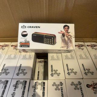 Máy Craven CR865 - NGHE PHÁP, NGHE KINH PHẬT - 1 PIN TRÒN, CÓ ĐÈN LED