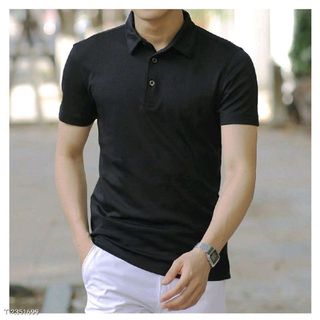Áo thun nam trơn cổ bẻ, co giãn 4 chiều (mã: LPBou)