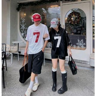 Áo thun thể thao Unisex phối bóng dá SEVEN nhiều màu (Mã : ANPhY)
