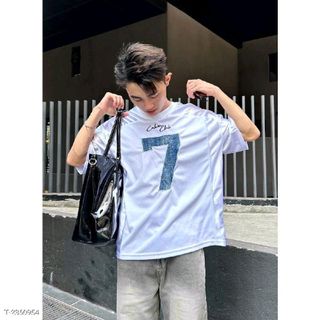 Áo thun thể thao Unisex phối bóng dá SEVEN nhiều màu (Mã : ANPhY)