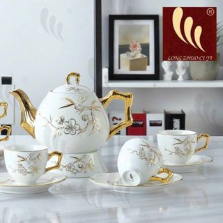 BỘ BÌNH TRÀ CHÉN SỨ HÀN QUỐC 14 MÓN