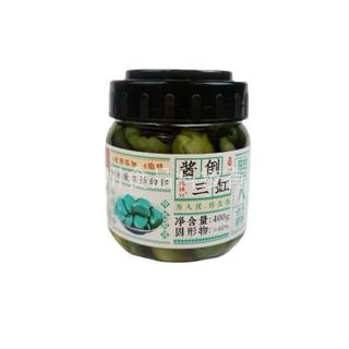 Tỏi xanh ngọc bích ngâm giấm vị chua ngọt hủ 400g