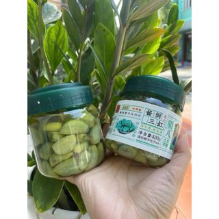 Tỏi xanh ngọc bích ngâm giấm vị chua ngọt hủ 400g