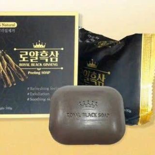 Xà bông cục hắc sâm Royal black ginseng soap 100g