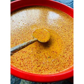 2 Hủ nước chấm hải sản 900g muối ớt xanh và đỏ