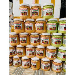 2 Hủ nước chấm hải sản 900g muối ớt xanh và đỏ
