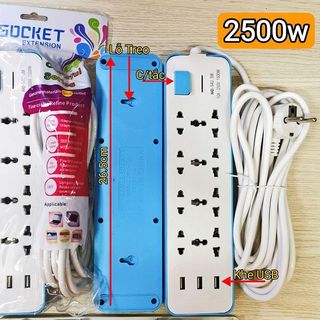 Ổ CẮM ĐIỆN SOCKET DÂY DÀI 5M NĐ 54U