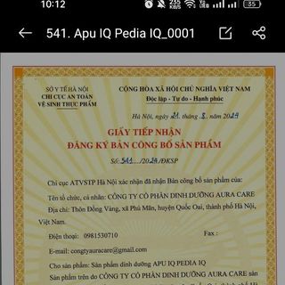 SỮA BỘT APU IQ PEDIA DÀNH CHO TRẺ BIẾNG ĂN, CÒI XƯƠNG 900G - NANOFOOD