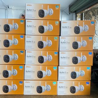 Camera Wifi Imou 5MP S3EP 3K (Thân kim loại, 2560×1944, 2.8mm, Có Mic, Đàm thoại 2 chiều, Có màu 24/24, Phát hiện con người - Xe, Góc nhìn 124° (D), Còi hú 110dB, Bullet 3) --- Thay thế Bullet 2 F42FeP