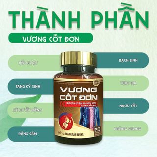 Viên Xương Khớp Vương Cốt Đơn -Hỗ Trợ Đau Xương Khớp, Tăng Cường Sức Khỏe Cơ Xương, Giảm Viêm, Đau Nhức