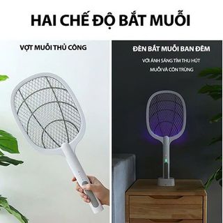 Vợt Muỗi Kiêm Đèn Bắt Muỗi Thông Minh