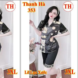 Đồ Bộ Nữ Lỡ Lụa Xước Ánh Kim