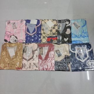 Đồ Bộ Nữ Lỡ Lụa Xước Ánh Kim