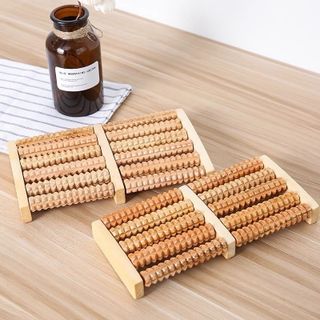 Bàn Con Lăn Massage Chân Bấm Huyệt Bằng Gỗ Giảm Căng Thẳng Trị Liệu Cơ Thể