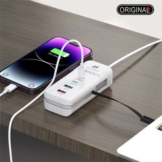 BỘ SẠC NHANH 4 CỔNG ĐA NĂNG THÔNG MINH