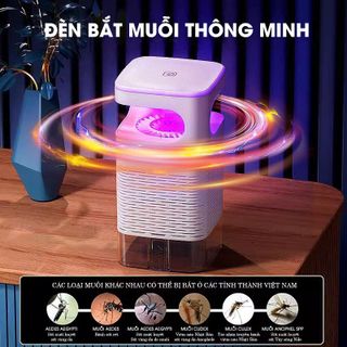 Đèn Bắt Muỗi Diệt Côn Trùng Kiêm Đèn Ngủ Sạc Usb