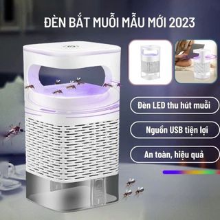 Đèn Bắt Muỗi Diệt Côn Trùng Kiêm Đèn Ngủ Sạc Usb