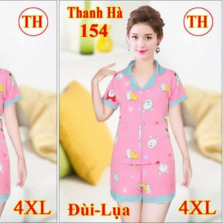 Đồ Bộ Nữ Lụa Đùi Bigsize