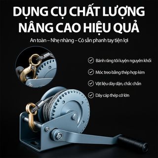 MÁY TỜI TAY TỰ HÃM KAMATSU 600LBS