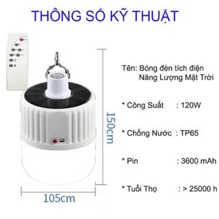 BÓNG ĐÈN LED 120W CÓ REMOTE BULB