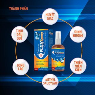 Xịt giảm đau xương khớp Flex Spray