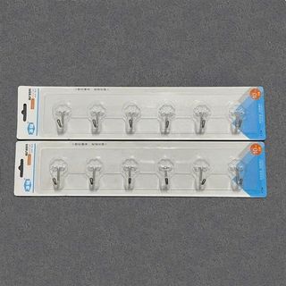 Set 6 Móc Dán Tường Trong Suôt (Thùng 180 Set)