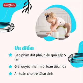 Men Vi Sinh Nhỏ Giọt, Giảm Tiêu Chảy, Nôn Trớ, Rối Loạn Tiêu Hóa, Công Nghệ Bao Phim cho bé - Lọ 10ml Buona Simbiosistem