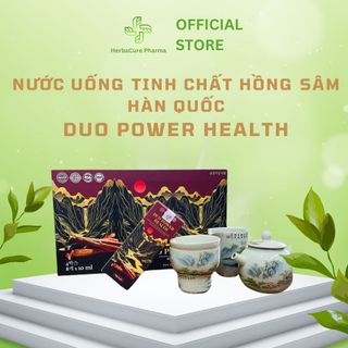 Nước Uống Tinh Chất Hồng Sâm Duo Power Health - Bồi Bổ Cơ Thể, Phục Hồi Thể Trạng Sau Ốm, Sức Khoẻ, Quà Tặng Sang Trọng Lịch Sự
