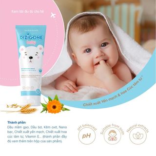 Kem Dizigone Baby 30g - Làm Dịu mẩn ngứa, hăm da, bảo vệ và chăm sóc da cho bé