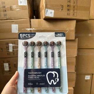Bàn Chải 3 Mặt Vĩ Set 6 Cái