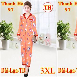 Đồ Bộ Nữ Lụa Tay Dài Quần Dài