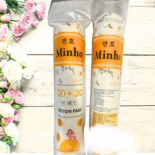 Bông Tẩy Trang Minho Hàn Quốc Cotton Pads Siêu Mềm 100% Cotton tự nhiên