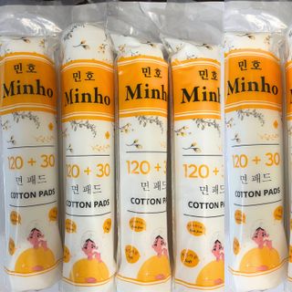 Bông Tẩy Trang Minho Hàn Quốc Cotton Pads Siêu Mềm 100% Cotton tự nhiên