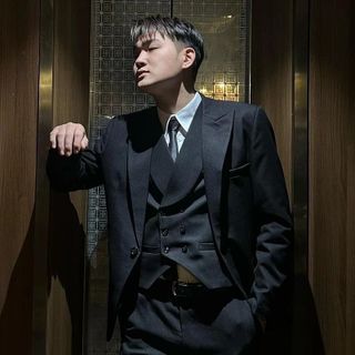 Áo gile nam TUTO5 Menswear AVN03 - áo vest cao cấp ve rộng 2 lớp đai tôm sau lưng cách điệu thiết kế sang trọng lịch lãm