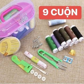 Hộp Kim Chỉ Tròn 9 Cuộn (Thùng 100 Hộp)