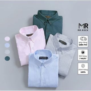 Áo sơ mi nam Oxford kẻ TUTO5 Menswear SMK02 - sơ mi dài tay Button Down cao cấp phong cách Hàn Quốc